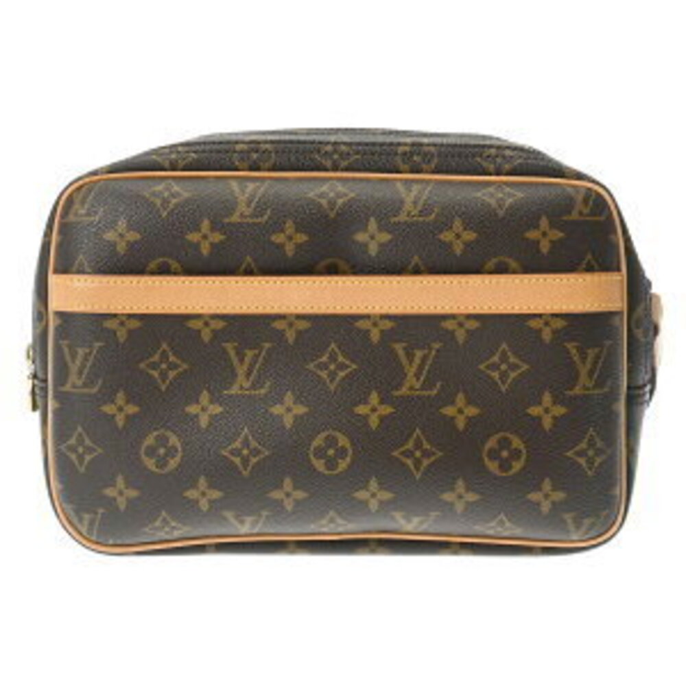Louis Vuitton Monogram Reporter Brown Canvas Shoulder Bag